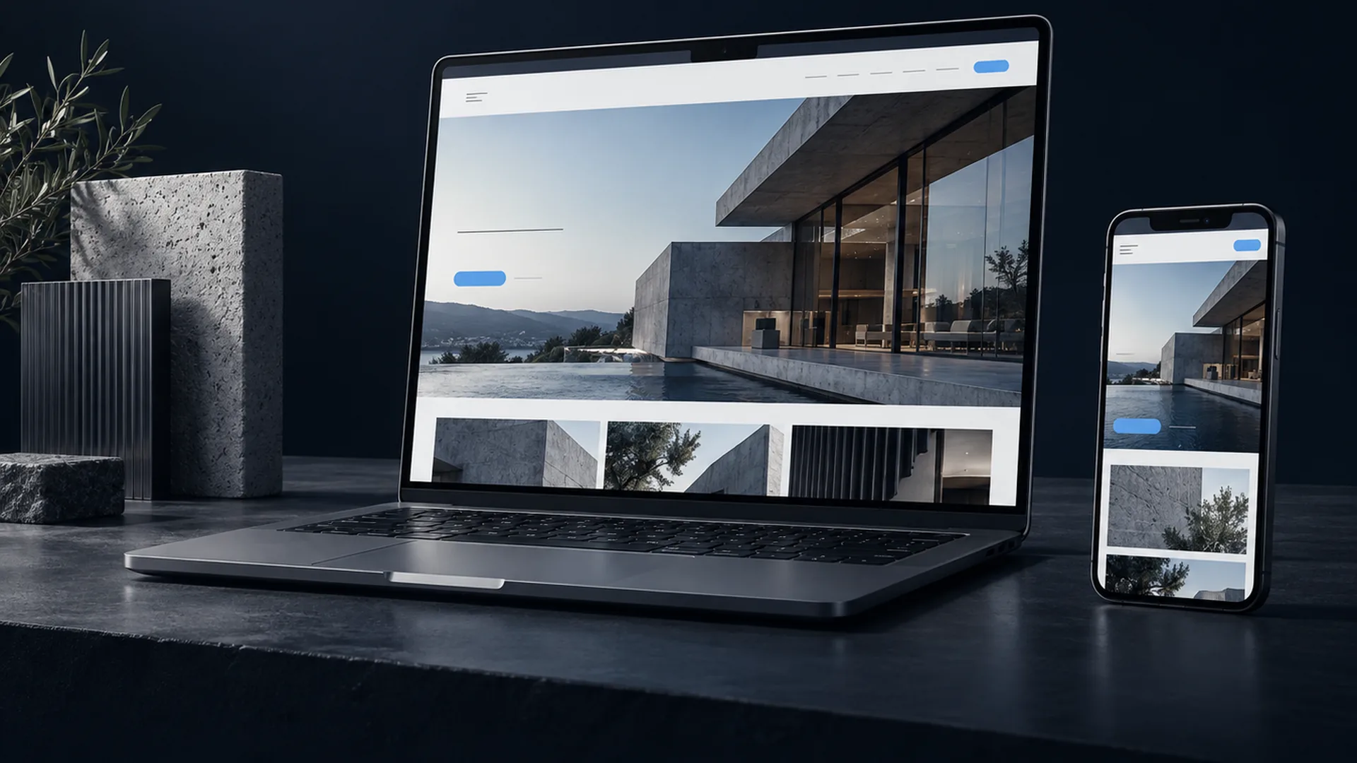 Kurumsal web sitesi tasarımını gösteren temsili görsel